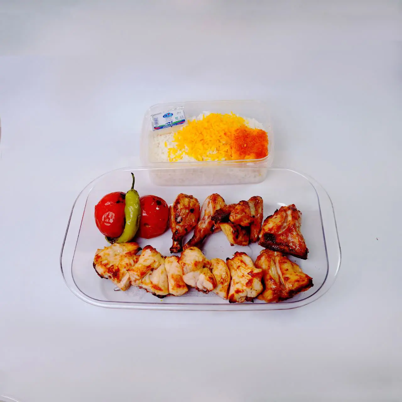 چلو جوجه با استخوان